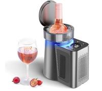Electric Wine Chiller Cooler for 750ml Wine and Champagne, LCD Temperature Control for Coffee, Iced Tea,Cold or Hot Beverages
