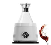 Electric Wine Chiller Decanter with 1.5L Jug, Portable Wine Cooler, Digital Display, 3 Color Atmosphere Light, Chills Wine to 20°C