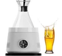 Electric Wine Chiller, Portable Cooler for 1.5L Wine and Champagne, Digital Display, Temperature Range 0-20°C, Ideal for Coffee, Iced Tea, Beer, Juice