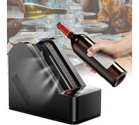 Electric Wine Chiller, Portable Iceless Cooler, 12V Single Bottle Refrigerator with Touch Controls for Iced Beer & Wine, Perfect for Red and White Wines