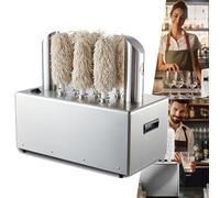 Electric Wine Glass Polisher and Washer Machine with High Temperature Drying for Sparkling Clean Glassware - Efficient and Convenient Cleaning Solution