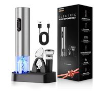 Electric Wine Opener Rechargeable, BABONIR 6-in-1 Wine Gift Set