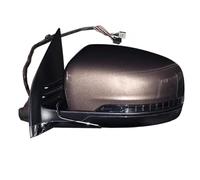 Electric Wing Door Mirror Auto Rearview Mirror Assembly For Jeep For Commander Car Electric Folding LED Turn Signal Heating Electric Adjustment Complete Door Mirror(D Left)
