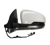 Electric Wing Door Mirror Auto Rearview Mirror Assembly For Jeep For Commander Car Electric Folding LED Turn Signal Heating Electric Adjustment Complete Door Mirror(B Left)