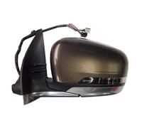 Electric Wing Door Mirror Auto Rearview Mirror Assembly For Jeep For Commander Car Electric Folding LED Turn Signal Heating Electric Adjustment Complete Door Mirror(E Left)