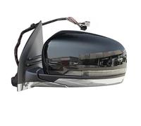 Electric Wing Door Mirror Auto Rearview Mirror Assembly For Jeep For Commander Car Electric Folding LED Turn Signal Heating Electric Adjustment Complete Door Mirror(A Left)