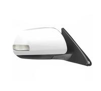 Electric Wing Door Mirror Car Outside Rearview Mirror Assembly For Toyota For Highlander 2009-2013 Auto Side Rear View Mirror LED Turn signal Electric Folding Rear View Mirror(WHITE,9Wire R)