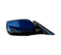 Electric Wing Door Mirror Car Outside Side Mirror Assembly For Cadillac CT5 2019-2022 Auto Fold Turn signal Heating Memory Anti-glare Mirror Assy Rear View Mirror(9Wire R Blue)