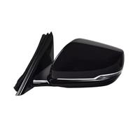 Electric Wing Door Mirror Car Outside Side Mirror Assembly For Cadillac CT5 2019-2022 Auto Fold Turn signal Heating Memory Anti-glare Mirror Assy Rear View Mirror(15Wire L Black)