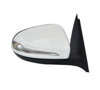 Electric Wing Door Mirror Car Side Power Rear View Mirror Assembly Blind Spot For Mercedes For Benz For W205 C Class C180 C300 C200 C260 2014-2018 Wing Door Mirror(WHITE,Right)