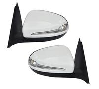 Electric Wing Door Mirror Car Side Power Rear View Mirror Assembly Blind Spot For Mercedes For Benz For W205 C Class C180 C300 C200 C260 2014-2018 Wing Door Mirror(WHITE,Onecolor)
