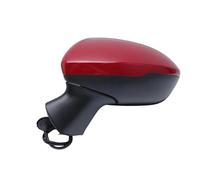 Electric Wing Door Mirror For Chevrolet For Cruze 2016-2019 Wine Red With Blind Spot Lights Door Mirror Car Accessories 7 Wires Complete Wing Mirrors(1pc left)
