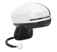 Electric Wing Door Mirror For FIT For JAZZ 2015-2019 MK4 gf gk Car Door Wing Lamp Manual Folding Rearview Mirror lens Assembly Complete Wing Mirrors(5pins white L)