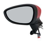 Electric Wing Door Mirror For For Fiesta 2008 2009 2010 2011 2012 Magic Red ESC Lighted Heated Side Mirror 6 Wire Door Mirror Assembly(1Piece left)
