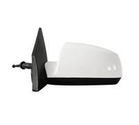 Electric Wing Door Mirror For KIA For Rio 2006 2007 2008 2009 2010 2011 Car Rearview Mirror Cover Reverse Mirror Assembly Complete Door Mirror(WHITE,Left)