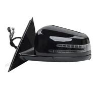 Electric Wing Door Mirror For Mercedes For Benz For W204 C63 C200 C180 2006 2007-2013 Rearview Mirror Rearview Mirror Folding Turn Signal Assembly Wing Door Mirror(Black,Left)