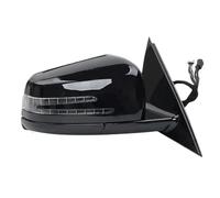Electric Wing Door Mirror For Mercedes For Benz For W204 C63 C200 C180 2006 2007-2013 Rearview Mirror Rearview Mirror Folding Turn Signal Assembly Wing Door Mirror(Black,Right)