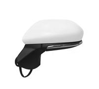 Electric Wing Door Mirror For Toyota For Camry 2018-2021 Left And Right Car Folding Side Rearview Mirror Assembly With Lamp Lens Heating Complete Door Mirror(WHITE,Left)
