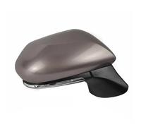 Electric Wing Door Mirror Left And Right Car Folding Side Rearview Mirror Assembly With Lamp Lens Heating For Toyota For Camry 2018-2021 Complete Door Mirror(Gray,Right)