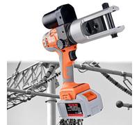 Electric Wire Crimper Terminal Crimping Plier, Rechargeable | Battery Powered Hydraulic Pipe Crimping Tool, with 360° Rotating Clamps, Suitable for Power Industry, Shipbuilding Industry