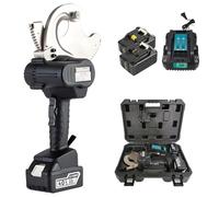 Electric Wire Cutting Tool - Hydraulic Cable Cutter for Copper & Aluminum, Rechargeable Ratchet Design with Toolbox