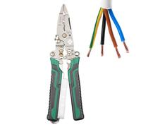 Electric Wire End Ferrule Pliers, Folding Cable Pliers, Ergonomic Cable Stripper with Test Function for Electronics, Household, Industry, Car