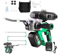 Electric Wire Puller, 40m/min Electrician Pull Wire Pipe Threader with 10000 mAh Battery, Wall Threading Wire Machine for Communication Cable, Floor, Wall, Duct