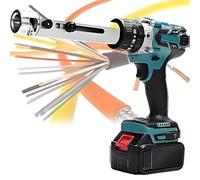 Electric Wire Stripper, High Voltage Cable Chamfering Tool, 2x18V Lithium Battery, 2-Speed Adjustable, Forward and Reverse, for Copper Recycling, Φ50-300mm²