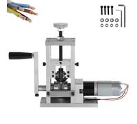 Electric Wire Stripper Machine,Automatic Peeling Stripping Cutting Tool,Hand Crank Wire Stripper Manual Cable Peeler Scrap,for DIY Cable Copper