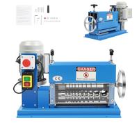 Electric Wire Stripping Machine, 1.5MM-38MM Wire Stripper Machine 370W 220V Cable Stripping Machine,Portable Powered Wire Stripper Machine 11 Channels 10 Blades,Automatic Wire Stripping Tool 65ft/min