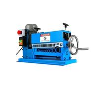 Electric Wire Stripping Machine 370W 1.5mm-38mm Cable Stripper Peeling 11 Channels and 10 Removing Plastic Rubber