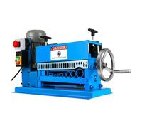Electric Wire Stripping Machine 370W 1.5mm-38mm Cable Stripper Peeling 11 Channels Removing Plastic Rubber