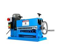 Electric Wire Stripping Machine 370W 1.5mm-38mm Cable Stripper Peeling 11 Channels Removing Plastic Rubber