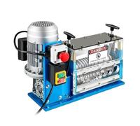 Electric Wire Stripping Machine Cable Stripper 1.5-38mm 11 Channels Acrylic + Aluminum Blade for Scrap Copper Recycling Rápido y preciso(750W)