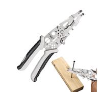Electric Wire Stripping Tool, Ergonomic Handle Equipment for Precision Work - Pliers Cutters and Strippers for Electricians, for Factory Garage Workshop Construction Beginners