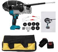 Electric Wire Threader, Automatic Electrician Wall Wiring Machine, Wall Wiring Machine Cable Hidden Pipe Threading Device, Rechargeable Wire Pulling Tools, for Hydropower Wiring Work.