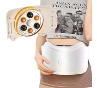 Electric Wireless Abdominal Massager, Belly Cellulite Massager for Flattening Belly. Relieves Discomfort Caused by Bloating, Stomach Pain, Constipation