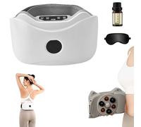 Electric Wireless Abdominal Massager for Fat Burning & Digestion,3-Speed Adjustable Deep Tissue Vibration Slimming Belt with Extra-Large Kneading Pad,Full Body Use for Waist,Legs,HIPS,Back (B)