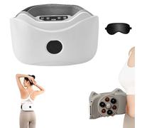 Electric Wireless Abdominal Massager for Fat Burning & Digestion,3-Speed Adjustable Deep Tissue Vibration Slimming Belt with Extra-Large Kneading Pad,Full Body Use for Waist,Legs,HIPS,Back (A)
