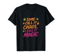 Electric Witchy Magic Quote Brush Script Graphic T-Shirt