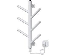 Electric with Touch Switch Heated Racks Wall Mounted Electric Towel Bar 100W Low Power Heated Towel Rails Towel Dryer
