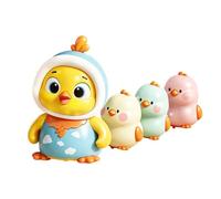 Electric Wobbling Chicken Toy - ABS 15.2x10.5x9.2cm 530g Rechargeable Interactive Crawling Training Early Education Sensory Development Toy For 0-6 Months Head Lifting Motor Skills