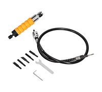 Electric Wood Chisel Carving Tool - High-Speed Electric Woodworking Chisel with Flexible Shaft, 5 & Wrench Set for Effortless Wood Carving, Sculpture, and Lettering