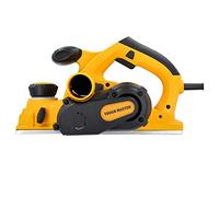 Electric Wood Planer 110mm 1000W Portable Hand Planer 16000 RPM 2 Reversible HSS Blades, 3 Meters Power Cord, for Carpentry Work DIY Quick Work of Any Project TOUGH MASTER