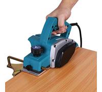 Electric Wood Planer, Portable Cordless Handheld Planer With Self-Locking Switch and Depth Adjustment Button for Door Polishing and Crafting, 13000-16000rpm