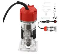 Electric Wood Trimmer, 220V Handheld 800W Router 30000RPM, for DIY Woodworking and Laminating