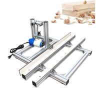 Electric Woodworking Trimmer, 350W Adjustable Angle Guard for Precise PVC and Wood Edge Trimming, Desktop Flush Trimmer for Wood Boards