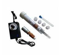 Electric Wool Felting Tool, Adjustable Speed & Replaceable Motor, 7 Needles + 1 Storage Tube + 5 Replacement Tips, for DIY Wool Art, Craft Lovers,A