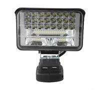 Electric Work Light with 48 LEDs for 18V Li ion Battery, Great for Outdoor Activities and Field Work (B)
