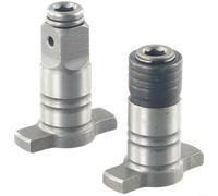 Electric Wrench Shaft Adapter, 2pcs 1/4in Hex Driver Bit Set for Cordless Drill, Quick Change Socket Converter for Plumbing Pipe Nut Disassembly